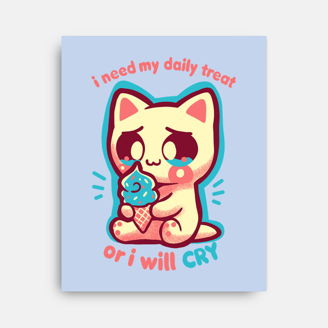 Need My Daily Treat-None-Stretched-Canvas-TechraNova