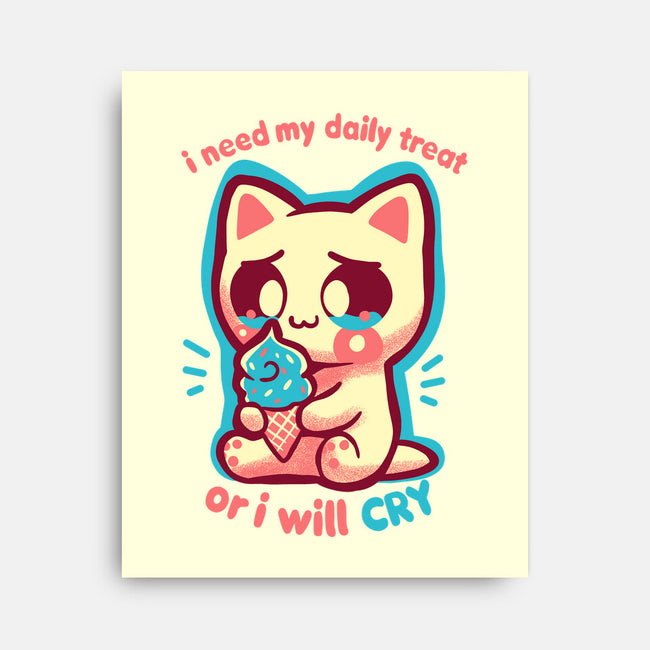 Need My Daily Treat-None-Stretched-Canvas-TechraNova