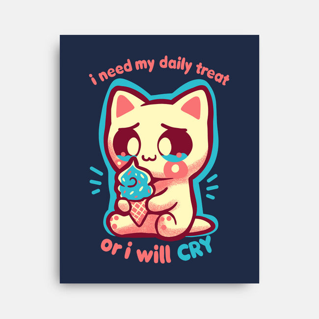 Need My Daily Treat-None-Stretched-Canvas-TechraNova