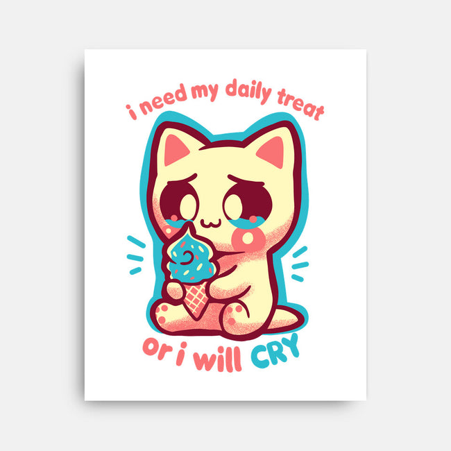Need My Daily Treat-None-Stretched-Canvas-TechraNova