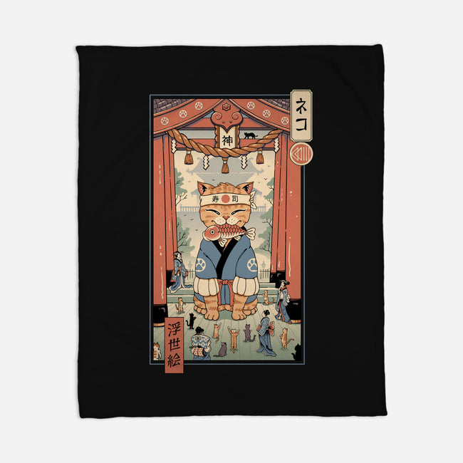 Kami Meowster-None-Fleece-Blanket-vp021