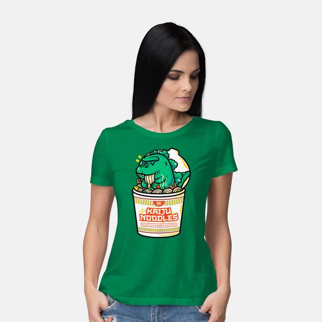Kaiju Noodles-Womens-Basic-Tee-krisren28