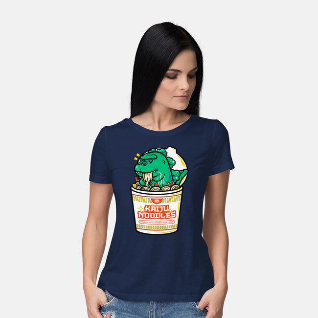 Kaiju Noodles-Womens-Basic-Tee-krisren28
