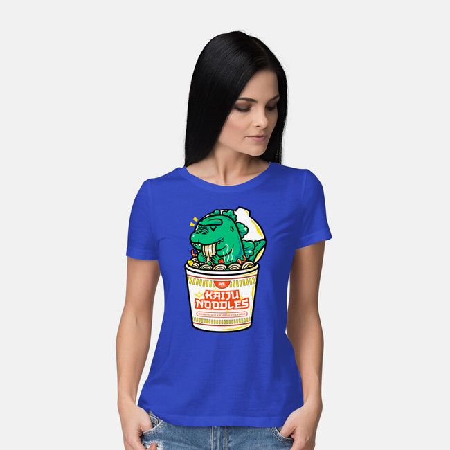 Kaiju Noodles-Womens-Basic-Tee-krisren28