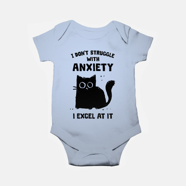 Struggling With Anxiety-Baby-Basic-Onesie-kg07