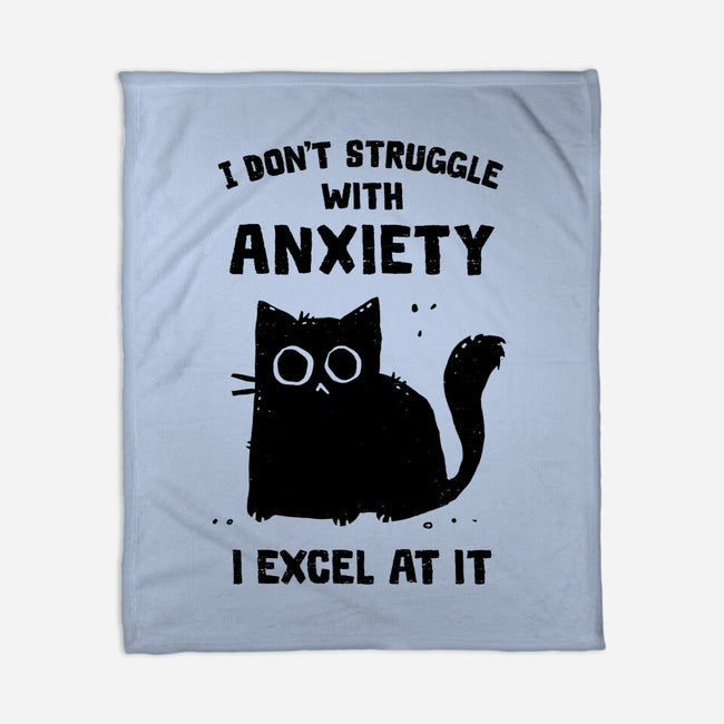 Struggling With Anxiety-None-Fleece-Blanket-kg07