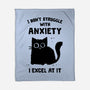Struggling With Anxiety-None-Fleece-Blanket-kg07