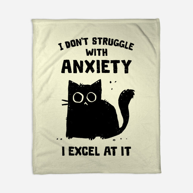 Struggling With Anxiety-None-Fleece-Blanket-kg07