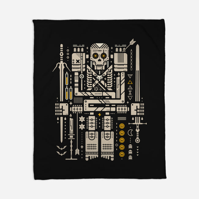 Toss A Coin To Your Skeletor-None-Fleece-Blanket-BadBox