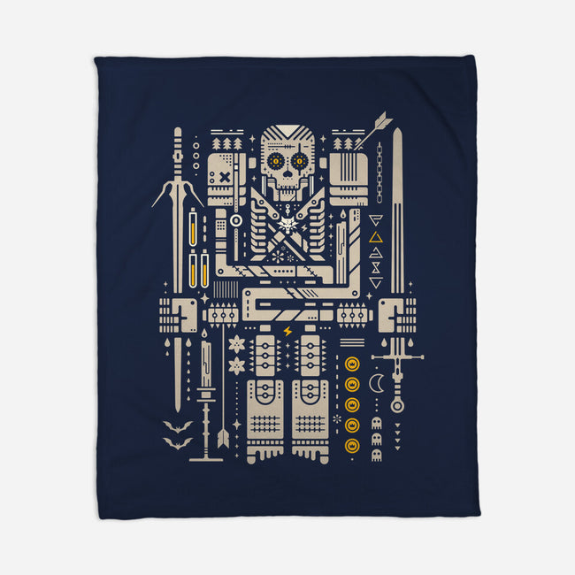 Toss A Coin To Your Skeletor-None-Fleece-Blanket-BadBox