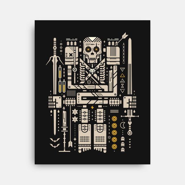 Toss A Coin To Your Skeletor-None-Stretched-Canvas-BadBox