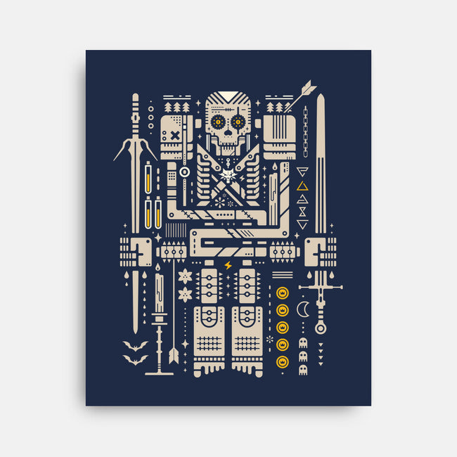 Toss A Coin To Your Skeletor-None-Stretched-Canvas-BadBox