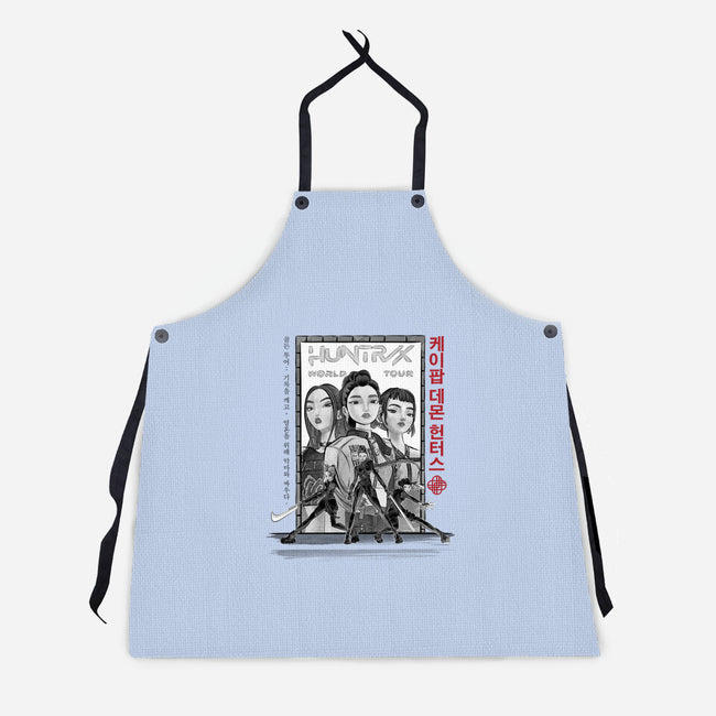 Huntrix World Tour Sumi-e-Unisex-Kitchen-Apron-DrMonekers