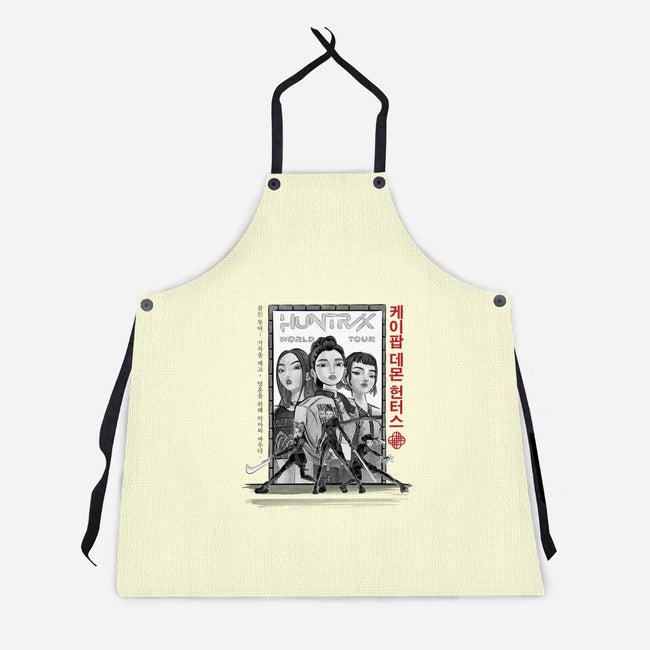 Huntrix World Tour Sumi-e-Unisex-Kitchen-Apron-DrMonekers