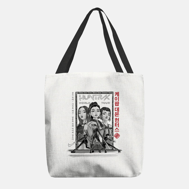 Huntrix World Tour Sumi-e-None-Basic Tote-Bag-DrMonekers