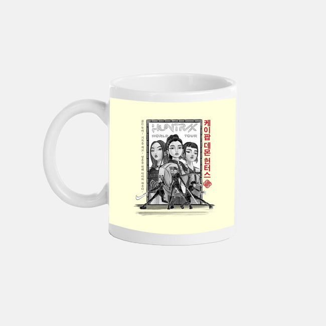 Huntrix World Tour Sumi-e-None-Mug-Drinkware-DrMonekers