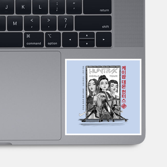 Huntrix World Tour Sumi-e-None-Glossy-Sticker-DrMonekers