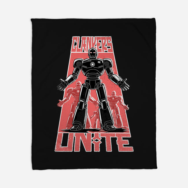 Clankers Unite-None-Fleece-Blanket-palmstreet