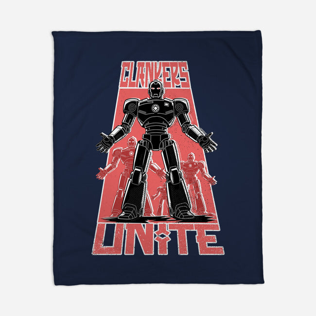 Clankers Unite-None-Fleece-Blanket-palmstreet