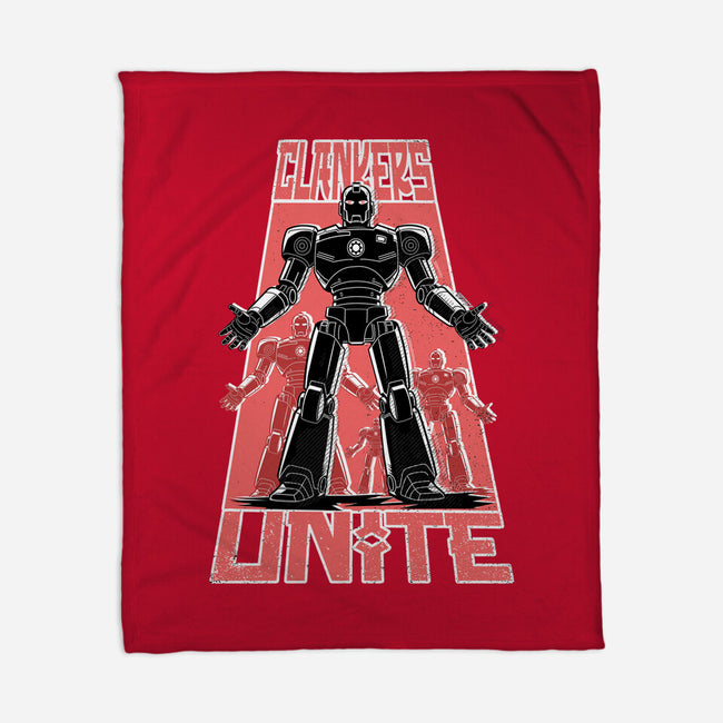 Clankers Unite-None-Fleece-Blanket-palmstreet