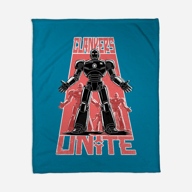 Clankers Unite-None-Fleece-Blanket-palmstreet