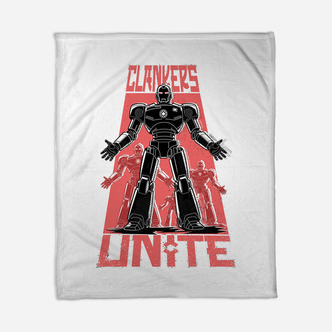 Clankers Unite-None-Fleece-Blanket-palmstreet