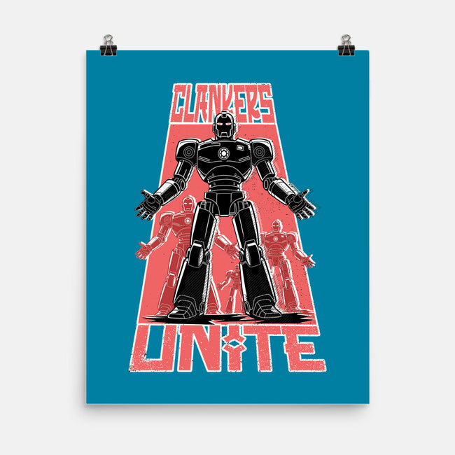 Clankers Unite-None-Matte-Poster-palmstreet