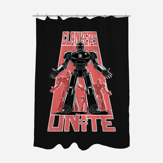 Clankers Unite-None-Polyester-Shower Curtain-palmstreet