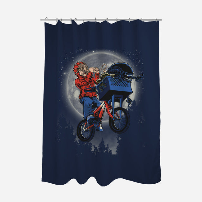 Non Terrestrial-None-Polyester-Shower Curtain-Betmac