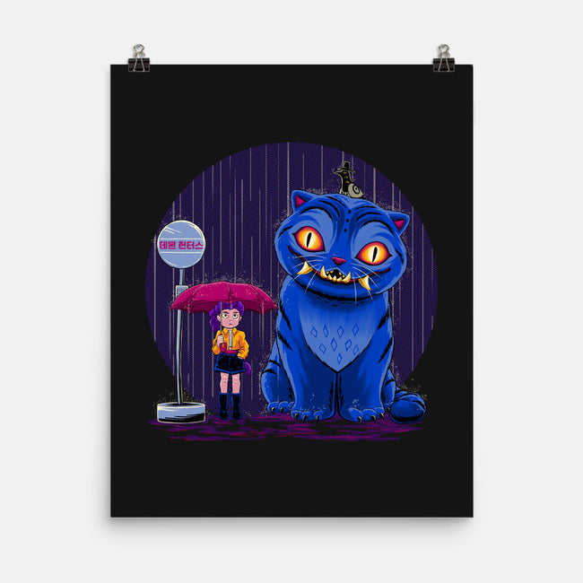 Cat In The Rain-None-Matte-Poster-rmatix