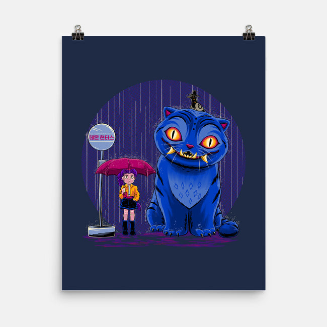 Cat In The Rain-None-Matte-Poster-rmatix