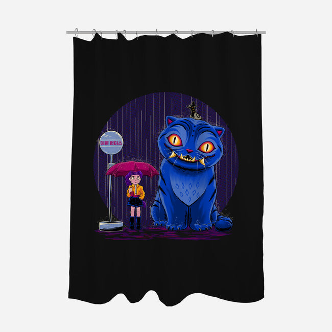 Cat In The Rain-None-Polyester-Shower Curtain-rmatix