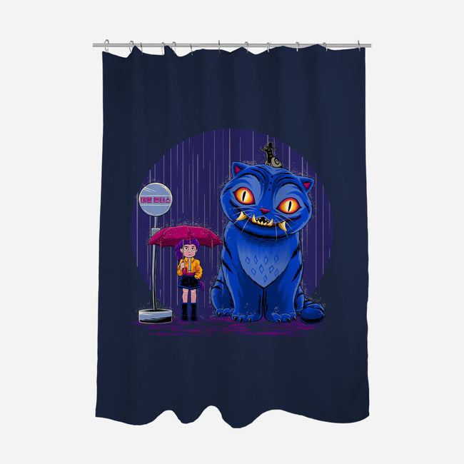 Cat In The Rain-None-Polyester-Shower Curtain-rmatix