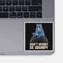 Be Grumpy-None-Glossy-Sticker-turborat14
