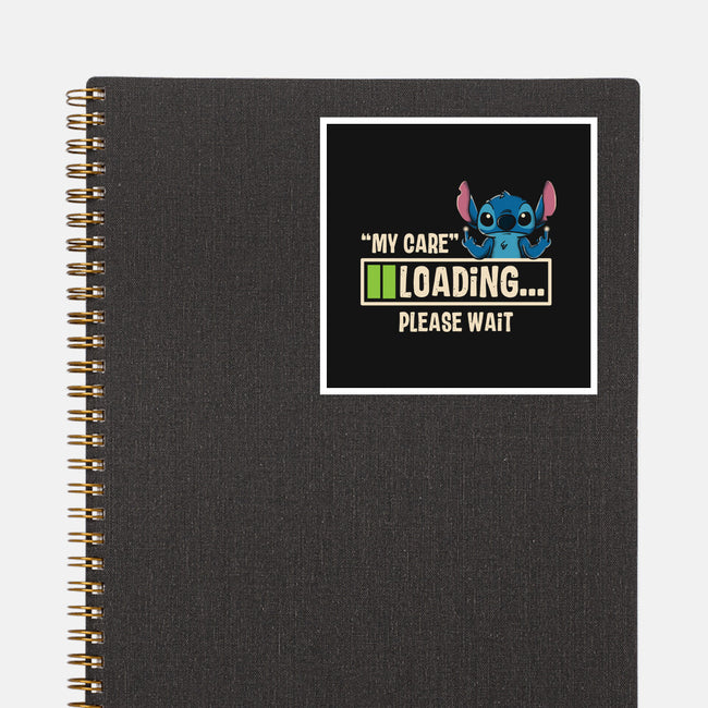 Loading My Care-None-Glossy-Sticker-turborat14