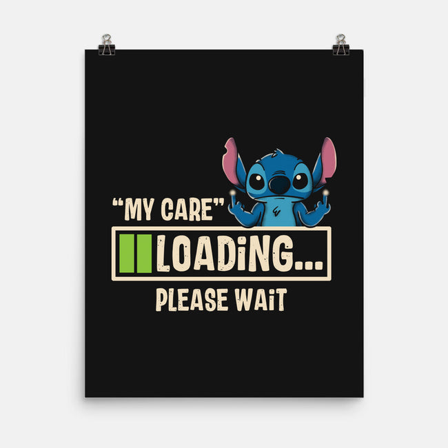 Loading My Care-None-Matte-Poster-turborat14