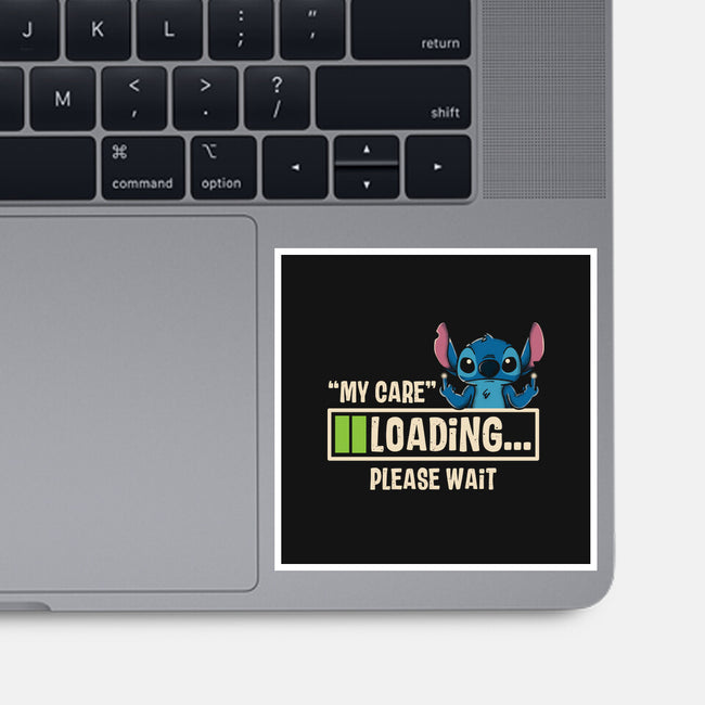 Loading My Care-None-Glossy-Sticker-turborat14