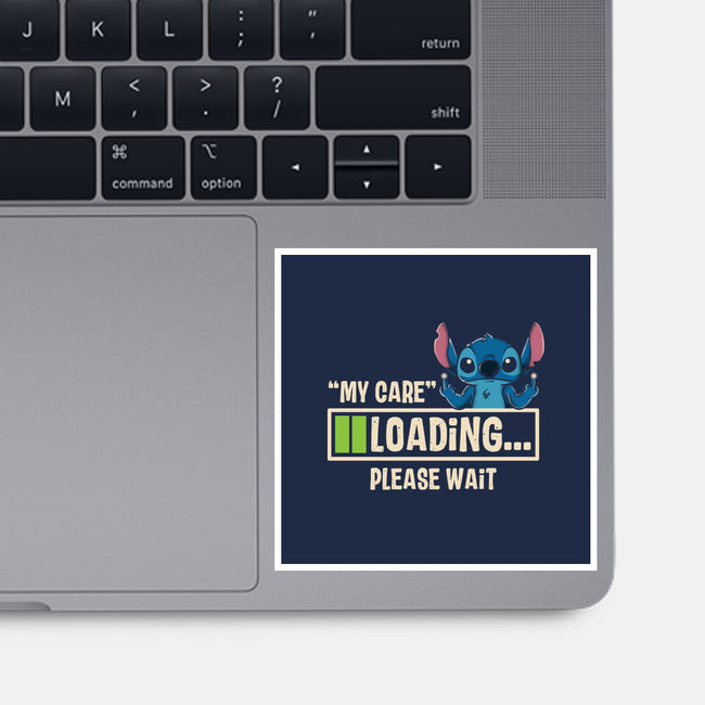Loading My Care-None-Glossy-Sticker-turborat14