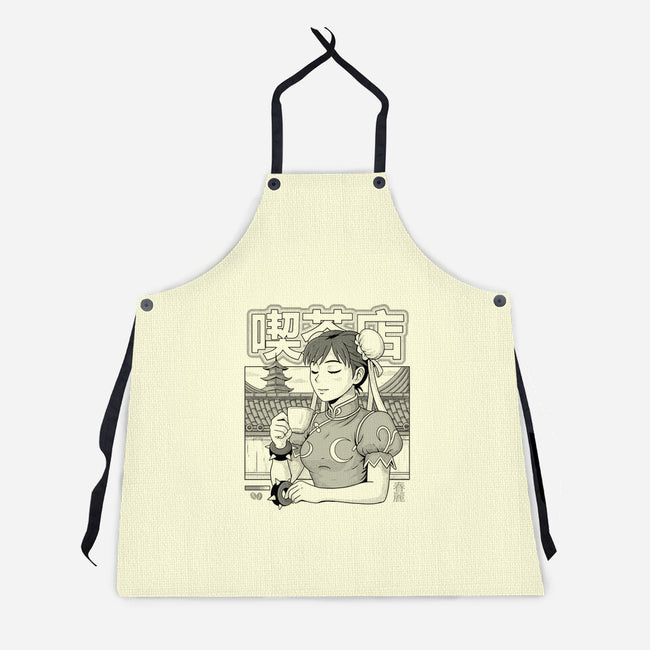 Coffee Fighter-Unisex-Kitchen-Apron-Eoli Studio