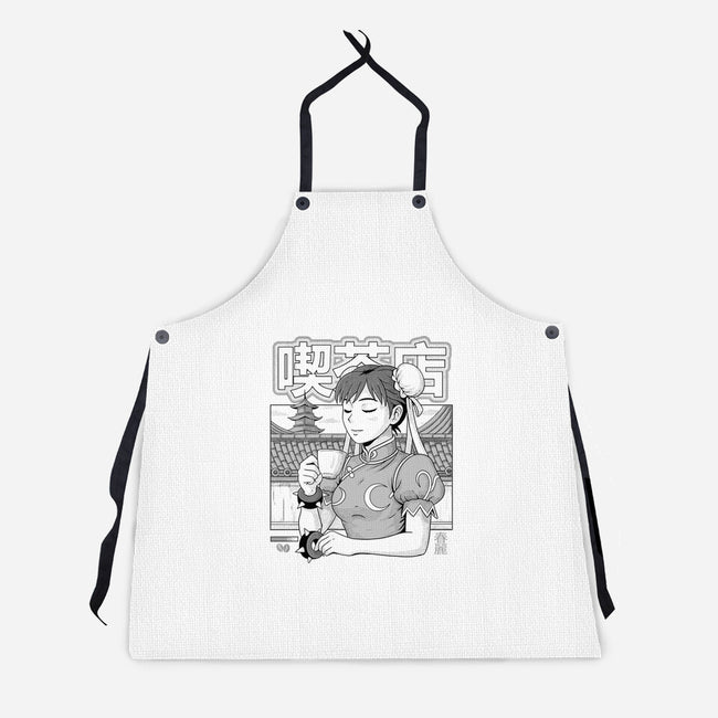 Coffee Fighter-Unisex-Kitchen-Apron-Eoli Studio