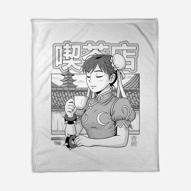 Coffee Fighter-None-Fleece-Blanket-Eoli Studio