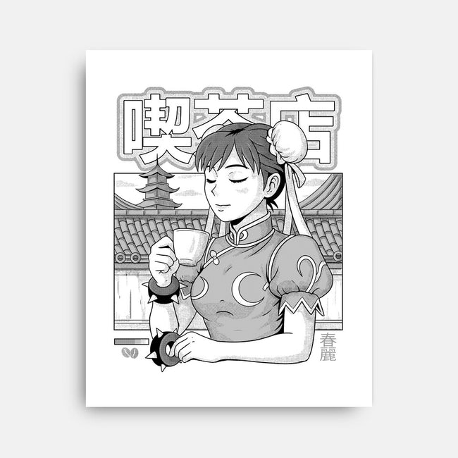 Coffee Fighter-None-Stretched-Canvas-Eoli Studio