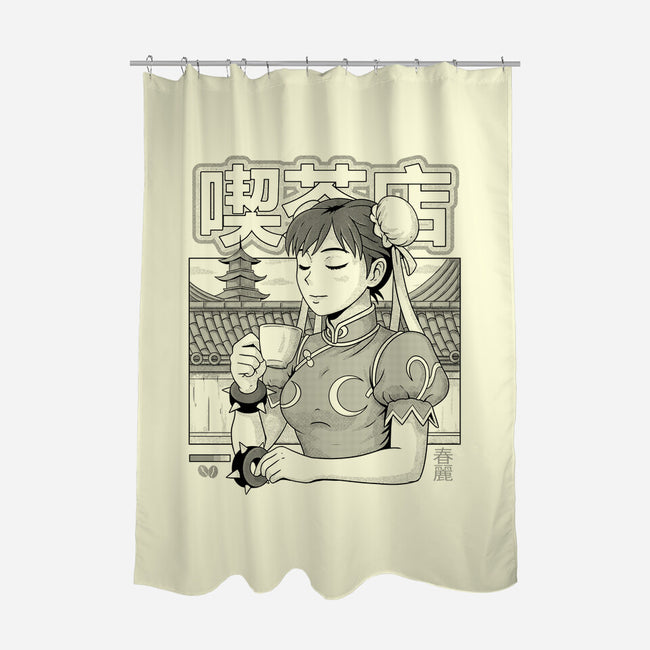 Coffee Fighter-None-Polyester-Shower Curtain-Eoli Studio
