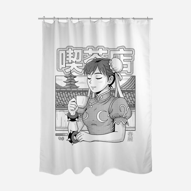 Coffee Fighter-None-Polyester-Shower Curtain-Eoli Studio