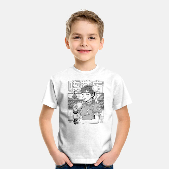 Coffee Fighter-Youth-Basic-Tee-Eoli Studio