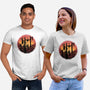 Castle Sunset-Unisex-Basic-Tee-glitchygorilla
