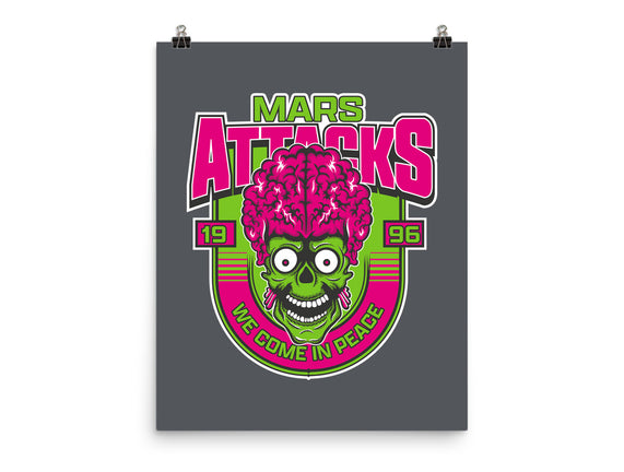 Mars Attacks We Come In Peace