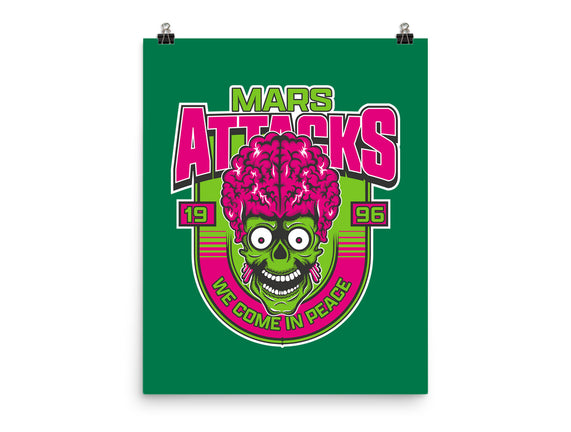Mars Attacks We Come In Peace