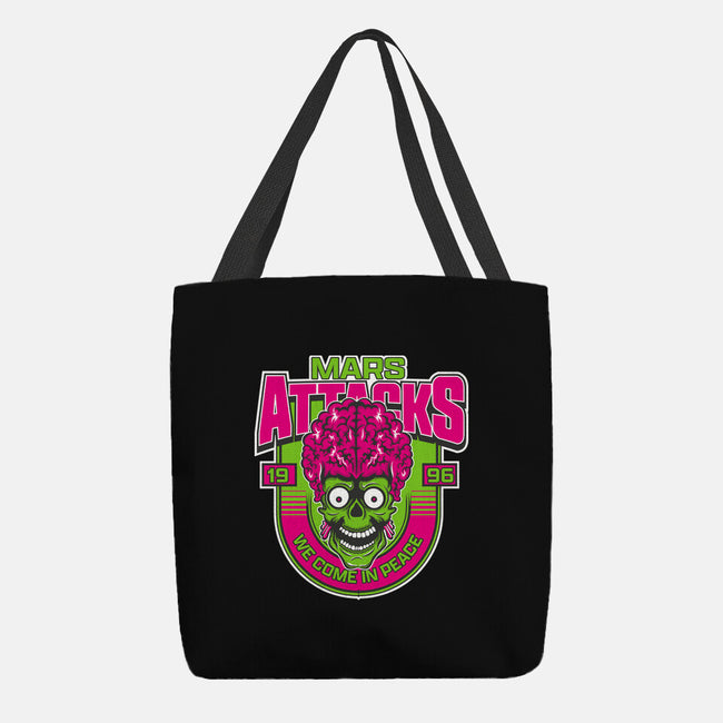 Mars Attacks We Come In Peace-None-Basic Tote-Bag-CarloJ1956