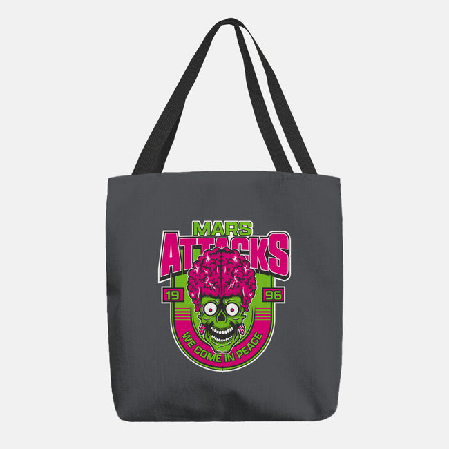 Mars Attacks We Come In Peace-None-Basic Tote-Bag-CarloJ1956